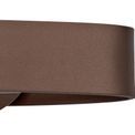 Brenlee Wall Lamp, 1 x 6W LED, 3000K, 480lm, Satin Brown/Polished Chrome, additional 6