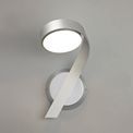Clara Wall Lamp Right Switched, 1 x 10W LED, 3000K, 800lm, Silver/Polished Chrome, additional 1