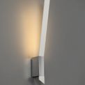 Serenity Wall Lamp, 1 x 8W LED, 3000K, 560lm, Sand White/Polished Chrome, additional 1