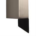 Serenity Wall Lamp, 1 x 8W LED, 3000K, 560lm, Sand Black/Satin Nickel, additional 7
