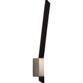 Serenity Wall Lamp, 1 x 8W LED, 3000K, 560lm, Sand Black/Satin Nickel, additional 5