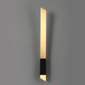 Serenity Wall Lamp, 1 x 8W LED, 3000K, 560lm, Satin Gold/Sand Black, additional 4