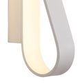 Myka Wall Lamp, 1 x 12W LED, 3000K, 840lm, Sand White, additional 6