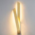Myka Wall Lamp, 1 x 12W LED, 3000K, 840lm, Sand Gold, additional 3