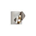 Estella Wall Lamp, 1 x 7W LED, 3000K, 490lm, Sand White/Polished Chrome, additional 12