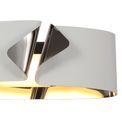 Aven Wall Lamp, 1 x 10W LED, 3000K, 700lm, Sand White/Polished Chrome, additional 10