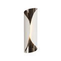 India Wall Lamp, 1 x 7W LED, 3000K, 700lm, Sand White/Polished Chrome, additional 3