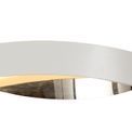 Clarisa Wall Lamp, 1 x 6W LED, 3000K, 420lm, Sand White/Polished Chrome, additional 5