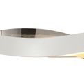 Clarisa Wall Lamp, 1 x 6W LED, 3000K, 420lm, Sand White/Polished Chrome, additional 6