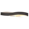 Clarisa Wall Lamp, 1 x 6W LED, 3000K, 420lm, Sand Anthracite/Satin Nickel, additional 3
