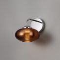 Rachel Wall Lamp Switched, 1 x 8W LED, 4000K, Copper/Polished Chrome, additional 1