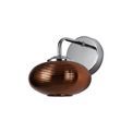 Rachel Wall Lamp Switched, 1 x 8W LED, 4000K, Copper/Polished Chrome, additional 4
