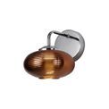 Rachel Wall Lamp Switched, 1 x 8W LED, 4000K, Copper/Polished Chrome, additional 3