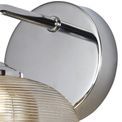 Rachel Wall Lamp Switched, 1 x 8W LED, 4000K, Champagne/Polished Chrome, additional 8