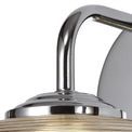 Rachel Wall Lamp Switched, 1 x 8W LED, 4000K, Champagne/Polished Chrome, additional 7