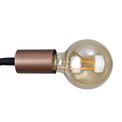 Grace Flexible Switched Wall Lamp, 1 Light E27, Satin Black/Brushed Copper additional 12