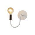 Grace Flexible Switched Wall Lamp, 1 Light E27 Satin White/Satin Nickel additional 15