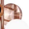 Rylee Wall Lamp, 2 x G9, Antique Copper/Opal &amp; Copper Glass additional 7
