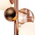 Rylee Wall Lamp, 2 x G9, Antique Copper/Opal &amp; Copper Glass additional 5