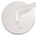 Blyss Switched Adjustable Sand White Wall Lamp / Reader, 1 x 8W LED, 3000K additional 5
