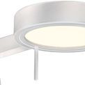 Blyss Switched Adjustable Sand White Wall Lamp / Reader, 1 x 8W LED, 3000K additional 8