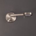 Blyss Satin Nickel Switched Adjustable Wall Lamp / Reader (1 x 8W LED, 3000K) additional 2