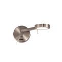 Blyss Satin Nickel Switched Adjustable Wall Lamp / Reader (1 x 8W LED, 3000K) additional 3