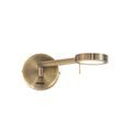 Blyss Switched Adjustable Antique Brass Wall Lamp / Reader (1 x 8W LED, 3000K) additional 3