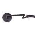 Blyss Switched Adjustable Swing Arm LED Wall Lamp / Reader in Sand Black additional 7