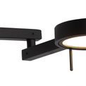 Blyss Switched Adjustable Swing Arm LED Wall Lamp / Reader in Sand Black additional 14