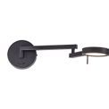 Blyss Switched Adjustable Swing Arm LED Wall Lamp / Reader in Sand Black additional 15