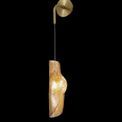 Tianna Wall Light, 1 x G9, Brass/Polished Chrome &amp; Cognac Glass additional 1