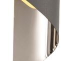 Kiara Wall Lamp Small, 1 x 8W LED, 3000K, 640lm, Anthracite/Polished Chrome, additional 7