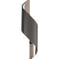 Kiara Wall Lamp Large, 1 x 8W LED, 3000K, 640lm, Anthracite/Polished Chrome, additional 4