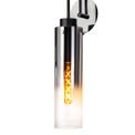 Brita Slim Single Switched Wall Lamp, 1 Light, E27, Black/Smoke Fade Glass additional 4
