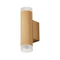 Sienna 2 Light Wall Lamp GU10, Champagne Gold/Acrylic Rings additional 4