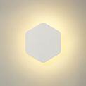 Melody Magnetic Base Wall Lamp, 12W LED 3000K 498lm, 15cm Vertical Hexagonal, Sand White additional 1