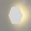 Melody Magnetic Base Wall Lamp, 12W LED 3000K 498lm, 20cm Horizontal Hexagonal, Sand White additional 1