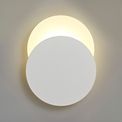 Melody Magnetic Base Wall Lamp, 12W LED 3000K 498lm, 20/19cm Round Bottom Offset, Sand White/Acrylic Frosted Diffuser additional 1