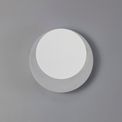 Melody Magnetic Base Wall Lamp, 12W LED 3000K 498lm, 15/19cm Round Top Offset, Sand White/Acrylic Frosted Diffuser additional 2