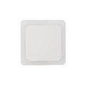 Melody Magnetic Base Wall Lamp, 12W LED 3000K 498lm, 15/19cm Square Centre, Sand White/Acrylic Frosted Diffuser additional 6