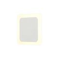 Melody Magnetic Base Wall Lamp, 12W LED 3000K 498lm, 15/19cm Square Centre, Sand White/Acrylic Frosted Diffuser additional 5