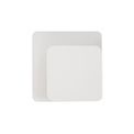 Melody Magnetic Base Wall Lamp, 12W LED 3000K 498lm, 15/19cm Square Right Offset, Sand White/Acrylic Frosted Diffuser additional 4
