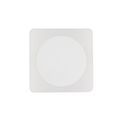 Melody Magnetic Base Wall Lamp, 12W LED 3000K 498lm, 15cm Round 19cm Square Centre, Sand White/Acrylic Frosted Diffuser additional 4