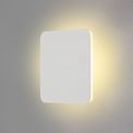 Melody Magnetic Base Wall Lamp, 12W LED 3000K 498lm, 20/19cm Square Centre, Sand White/Acrylic Frosted Diffuser additional 1