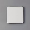 Melody Magnetic Base Wall Lamp, 12W LED 3000K 498lm, 20/19cm Square Centre, Sand White/Acrylic Frosted Diffuser additional 3