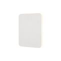 Melody Magnetic Base Wall Lamp, 12W LED 3000K 498lm, 20/19cm Square Centre, Sand White/Acrylic Frosted Diffuser additional 5
