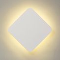 Melody Magnetic Base Wall Lamp, 12W LED 3000K 498lm, 20/19cm Diamond Centre, Sand White/Acrylic Frosted Diffuser additional 1