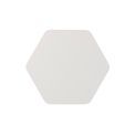 Melody Magnetic Base Wall Lamp, 12W LED 3000K 498lm, 20/19cm Horizontal Hexagonal Centre, Sand White/Acrylic Frosted Diffuser additional 6