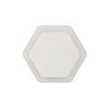 Melody Magnetic Base Wall Lamp, 12W LED 3000K 498lm, 15/19cm Horizontal Hexagonal Centre, Sand White/Acrylic Frosted Diffuser additional 6